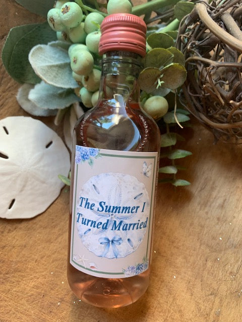 The Summer I Turned Married Mini Wine Bottle Labels | Bachelorette Party Favor